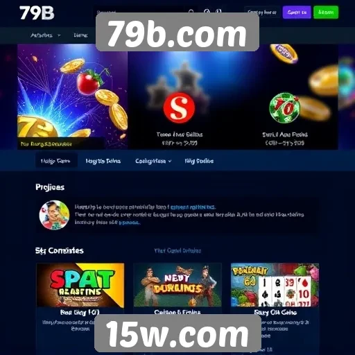 Análise das funcionalidades do site 79b.com